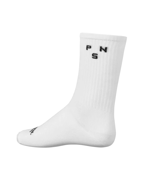 Off-Race Ribbed Socks — Off White