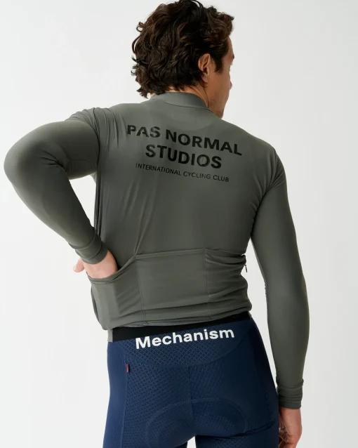 Men's Mechanism Long Sleeve Jersey — Dark Grey - Hình ảnh 4