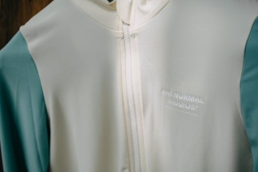 Men's Mechanism Long Sleeve Jersey — Off-White / Light Teal - Hình ảnh 11