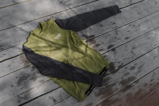 Men's Mechanism Long Sleeve Jersey — Deep Grey / Green - Hình ảnh 9