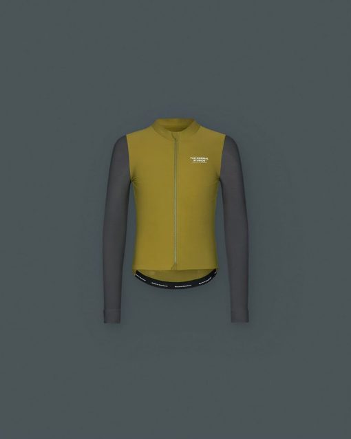 Men's Mechanism Long Sleeve Jersey — Deep Grey / Green - Hình ảnh 3