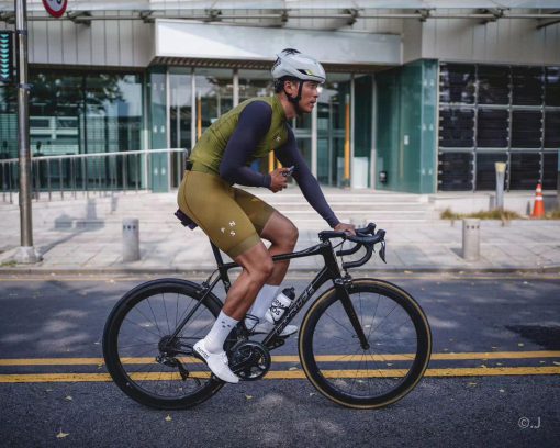 Men's Mechanism Long Sleeve Jersey — Deep Grey / Green - Hình ảnh 7