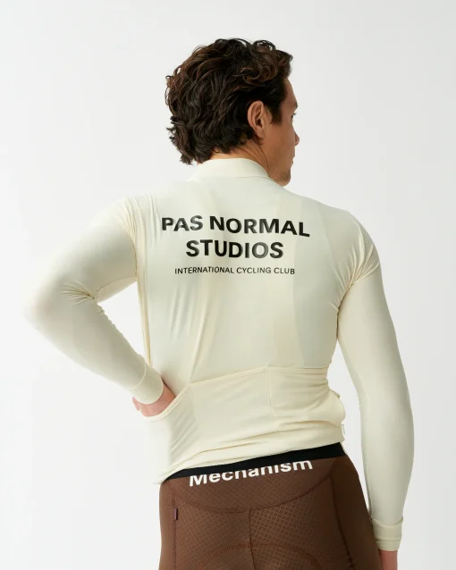 Men's Mechanism Long Sleeve Jersey — Off-White - Hình ảnh 5