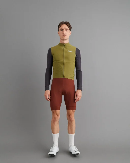 Men's Mechanism Long Sleeve Jersey — Deep Grey / Green - Hình ảnh 6