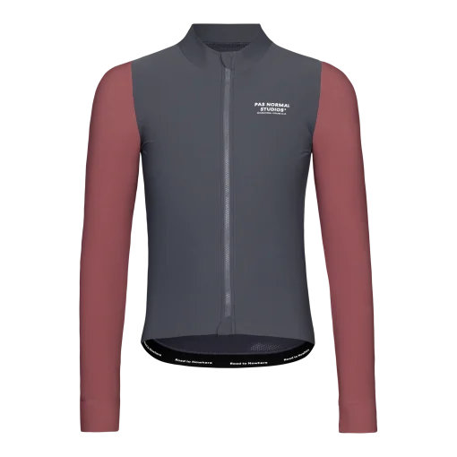 Men's Mechanism Long Sleeve Jersey —  Dark Navy/Dusty Mauve