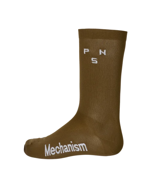 Mechanism SS25 Socks — Dusty Brown