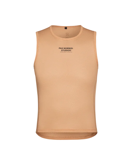 Men's Sleeveless Base Layer — Camel