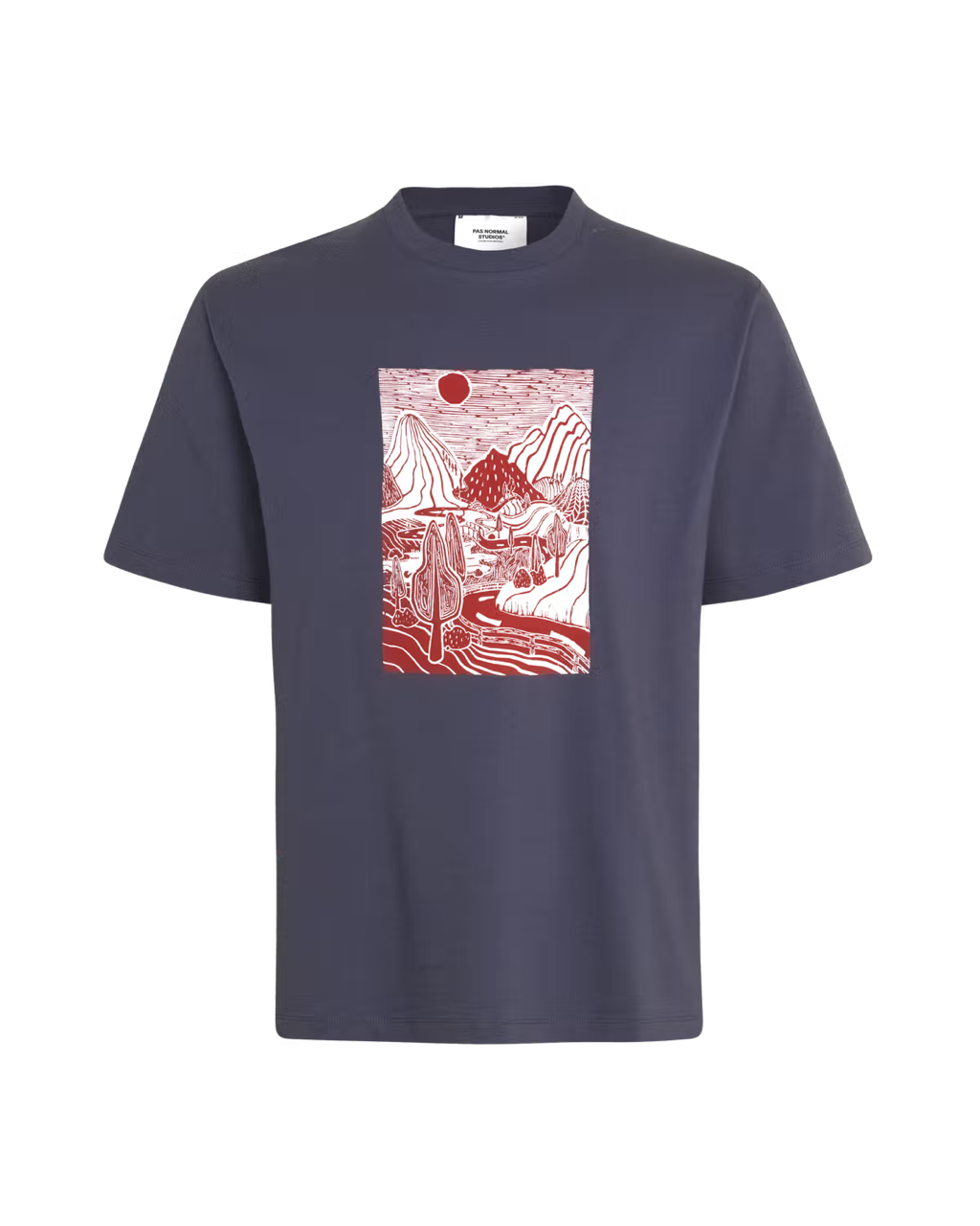 Off-Race Graphic T-Shirt — Steel